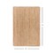 Edge Collections - Natural - Handwoven Jute Area Rug for Rustic Home Décor